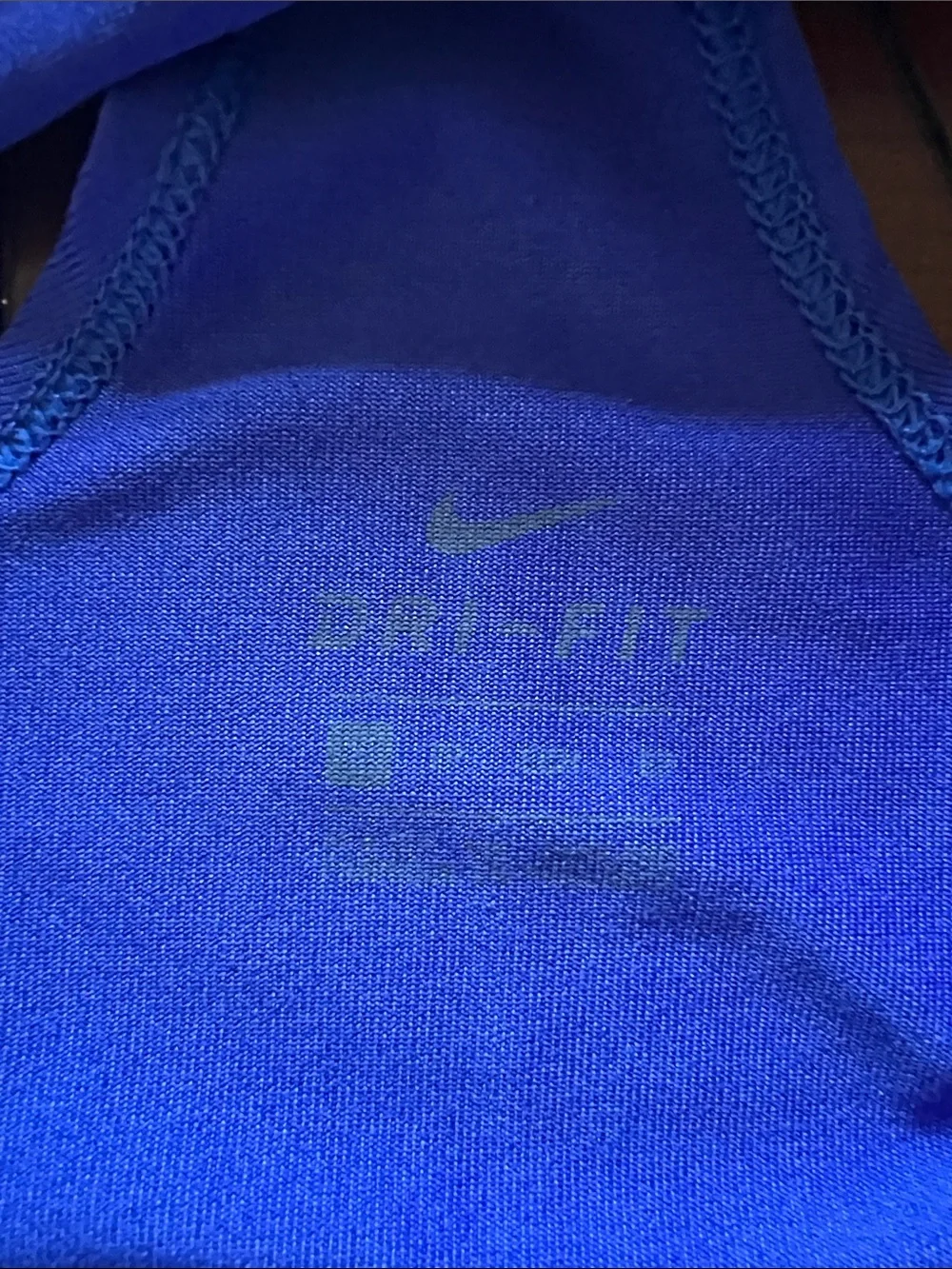 Nike Women’s Royal Blue Athletic Tank with Branded Straps